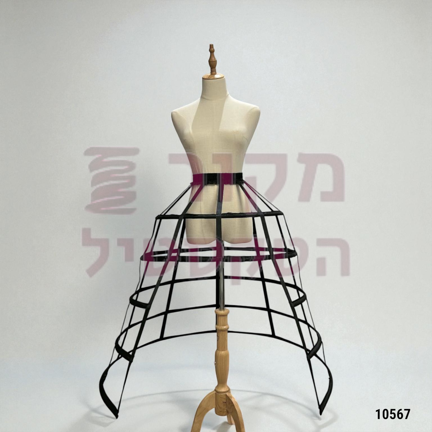 חצאית ניפוח מקצועית קרינולינה 5 שלבים | דגם 10567 | מקור הטקסטיל