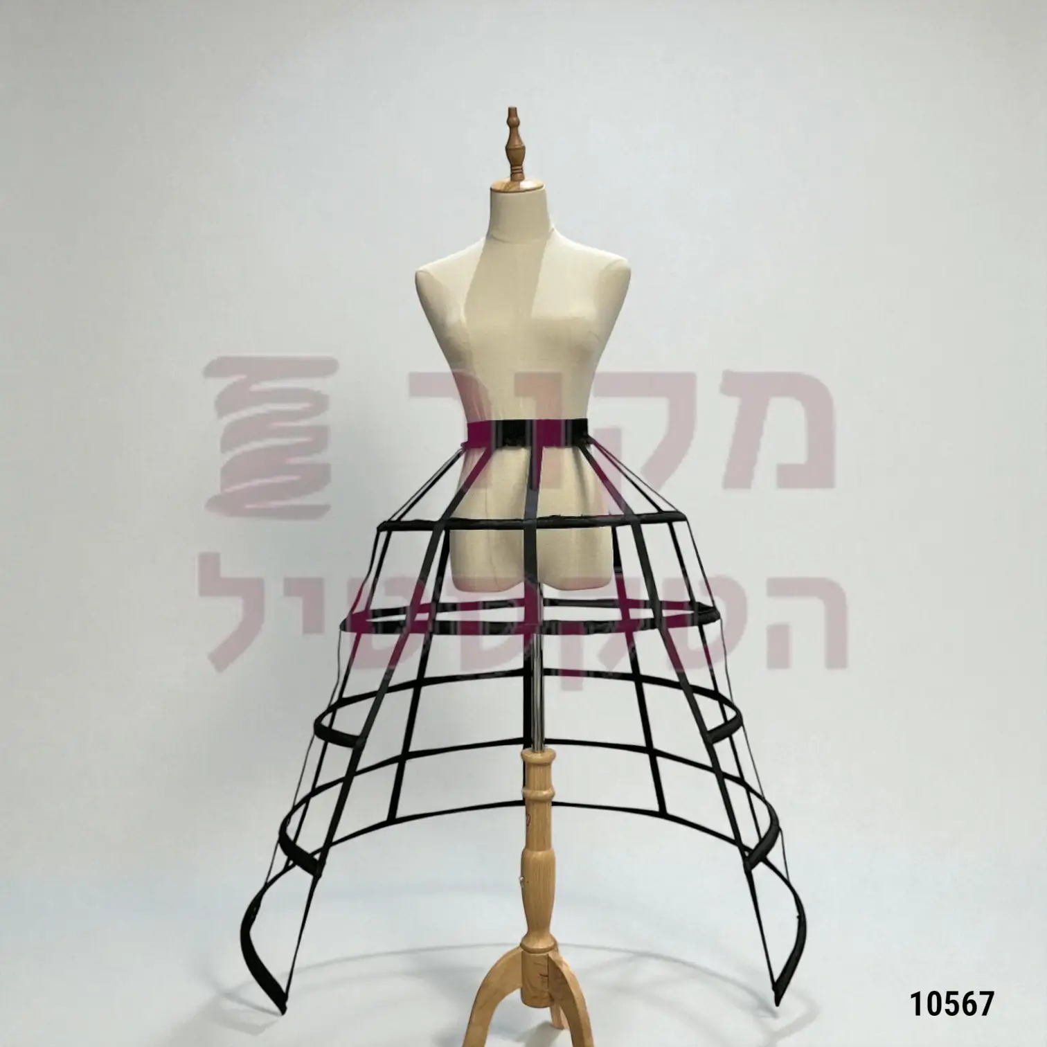 חצאית ניפוח מקצועית קרינולינה 5 שלבים | דגם 10567 | מקור הטקסטיל