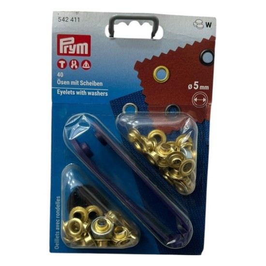 סט עיניות עם דיסקיות 5 מ”מ – Prym