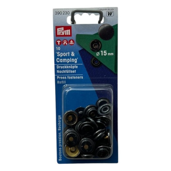 סט ריפיל לחצניות “ספורט & קמפינג” 15 מ”מ – Prym