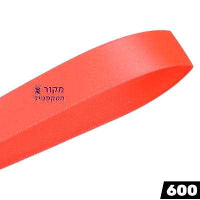 סרט סאטן YAMA ניאון אורנג' – כתום ניאון חזק