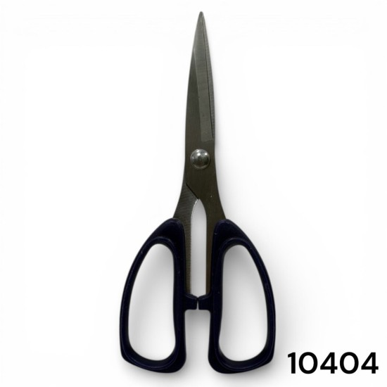 מספריים מקצועיות ידית פלסטיק כחול-שחור – מתאימות לשמאליים